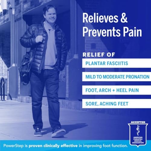 PowerStep Pinnacle — arch support profile